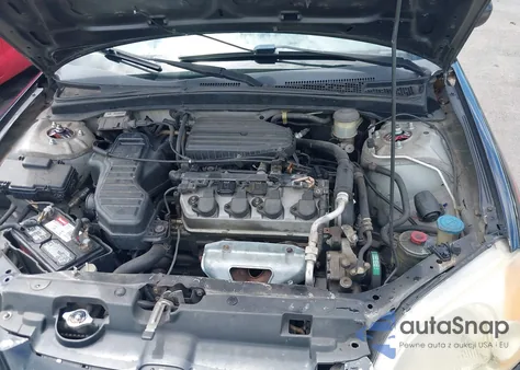 2001 Honda Civic Lx z USA, uszkodzony, nr VIN 1HGEM22501L028459